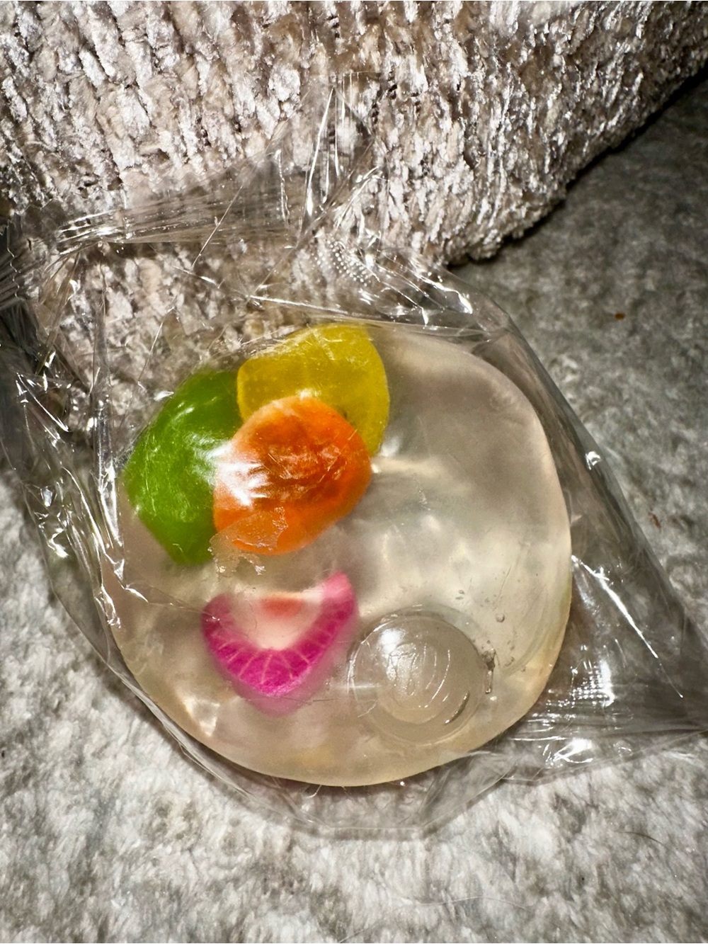 Clear Fruit-Decor Squishy - Multicolor